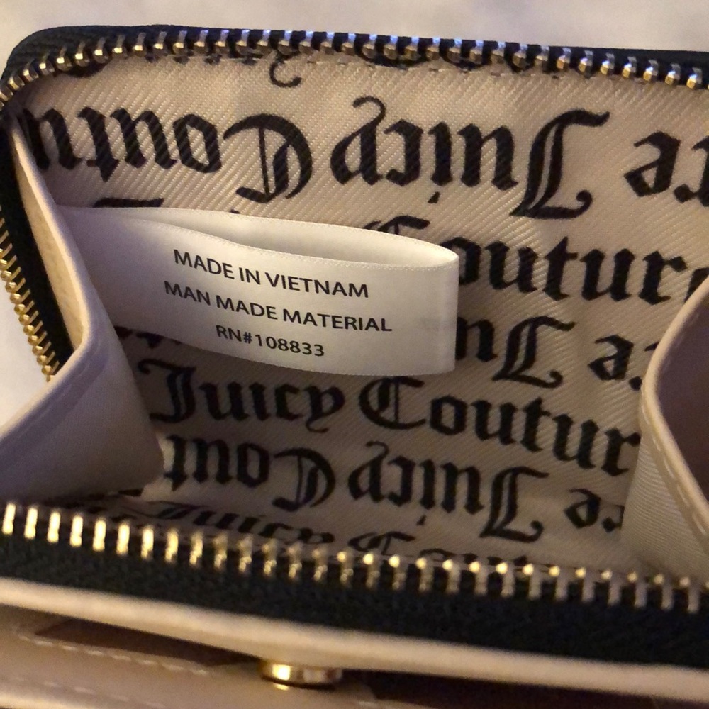Juicy Couture Black Multi Liquorice Cherry On Top Small ZA Bifold Wallet NWT - Picture 13 of 16